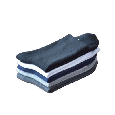 Summer Fabric 2%elastane Multiple Color Solid Color Bamboo Casual Knitted Men's Socks