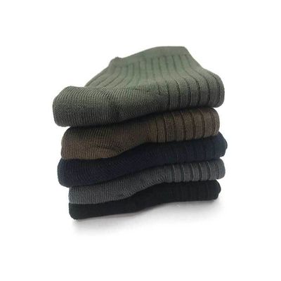 Custom Casual Knit Designer Socks Thick Ankle Bamboo Socks with Five Color Options