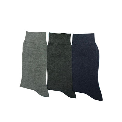 Customizable Black Crew Socks for Men Sustainable Bamboo Fiber and Comfortable Design
