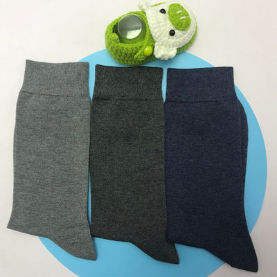Customizable Black Crew Socks for Men Sustainable Bamboo Fiber and Comfortable Design