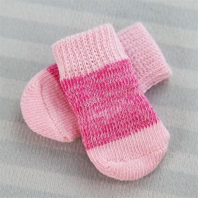 Stay Fashionable and Cozy with These Pink/Blue Dog Socks Winter Season Must-Have