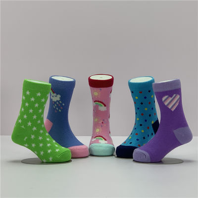 Breathable and Casual Winter Custom Combed Cotton Children Cute Socks with Guaranteed