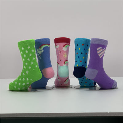 Breathable and Casual Winter Custom Combed Cotton Children Cute Socks with Guaranteed