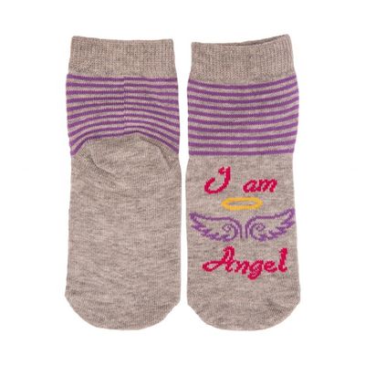 NO Needle Detection Happy Newborn Slouch High Socks For Children Girl Long Socks 12-24M