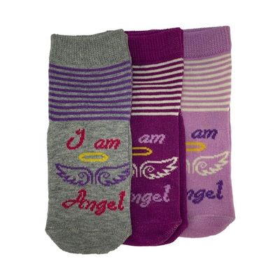 NO Needle Detection Happy Newborn Slouch High Socks For Children Girl Long Socks 12-24M
