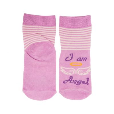 NO Needle Detection Happy Newborn Slouch High Socks For Children Girl Long Socks 12-24M