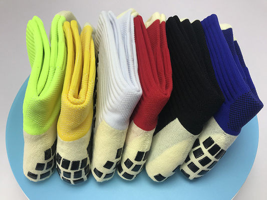 Breathable Print Pattern Football Anti Slip Socks for Sustainable LZ-21-antilsip 01
