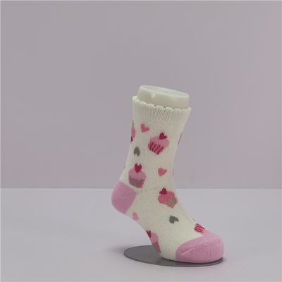 Soft Winter Knitted Combed Cotton Polyester Baby Socks for Infant Girls in Cold Weather