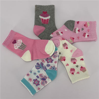 Soft Winter Knitted Combed Cotton Polyester Baby Socks for Infant Girls in Cold Weather