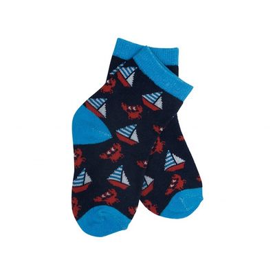 Knitted Daily Socks for Kids Breathable Cotton Quick Dry Cute Print Custom Packaging