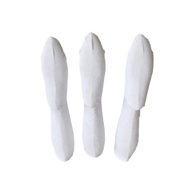 Winter Custom Warm Long Compression over Knee Stockings for Women in White Ankle High