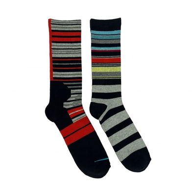 Anti-bacterial Function Red Beauty Socks Striped Cotton Sports Socks for Men and Women