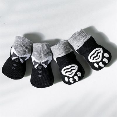 Pet Matching Sustainable Dogs Cats Socks with Regular Style and Logo Position Cuff