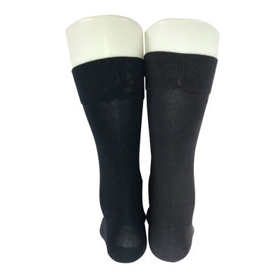 Gender Men Business Socks Breathable Mercerized Cotton Plain Colour Socks for Autumn