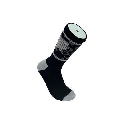 50000 Quantity Knitted Athletic Socks Cotton Breathable Anti-Slip Color Match Print Socks