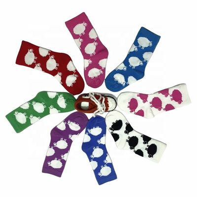 Children's Pink Fuzzy Socks with Anti Slip Design and Standard Thickness
