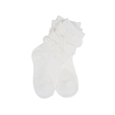 Pattern Solid Breathable Winter Infant Children Girl Thermal Lace Non Slip Socks For Baby