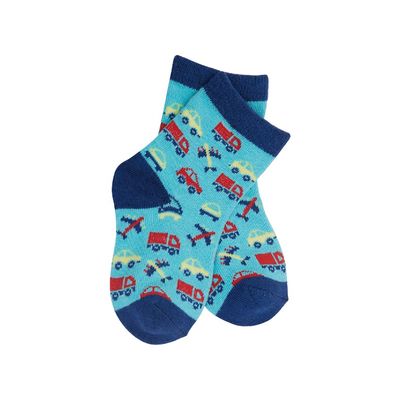 Baby Boy Heat Warm Cotton Walking Socks in Soft and Breathable Fabric