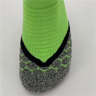 Green High Ankle Socks Custom Made for Quick Dry Soft Cotton and Anti Slip Function