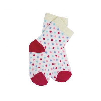 Gray Organic Cotton Baby Socks Infant Cute Print Breathable Quick Dry Socks Custom Design