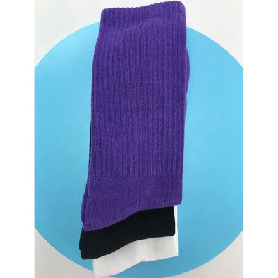 Breathable Sports Socks with Knitted Embroidery None Printing Methods