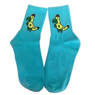 Cotton Cartoon Sport Socks with Fancy Funny Anime Design and Needle Detection