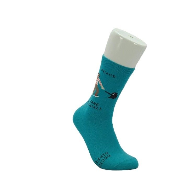 Custom Cotton Fashion Women Crew Sport Socks Regular Style Daily Socks for B2B Sales
