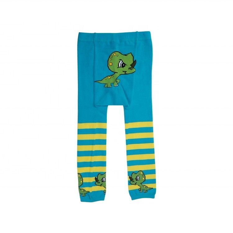 80% Combed Cotton 18% Polyamide 2% Spandex Warm Girls Tights for Outdoor Activities