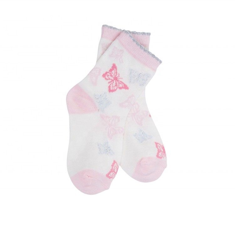 Toddler Girls Socks with Quick Dry and Breathable Fabric 70%Cotton 28%Polyester 2%Spandex