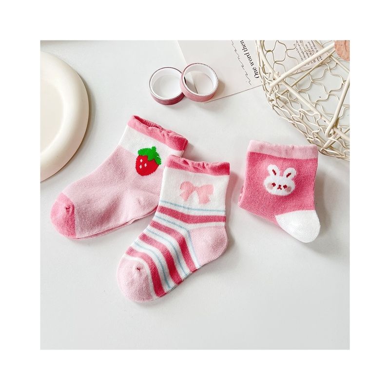 Anti Slip Baby Socks 6-12 Months in Standard Thickness and 70% Combed Cotton Material