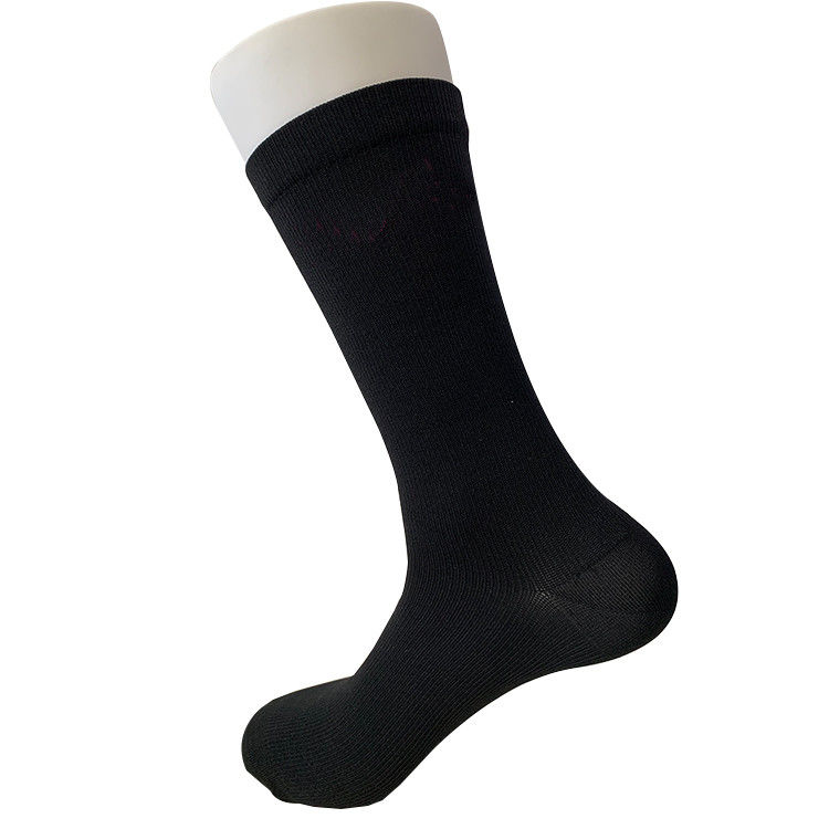 Oem Men's Hand Stitched Full Elastic Pressure Socks Custom Color Casual Ankle Length