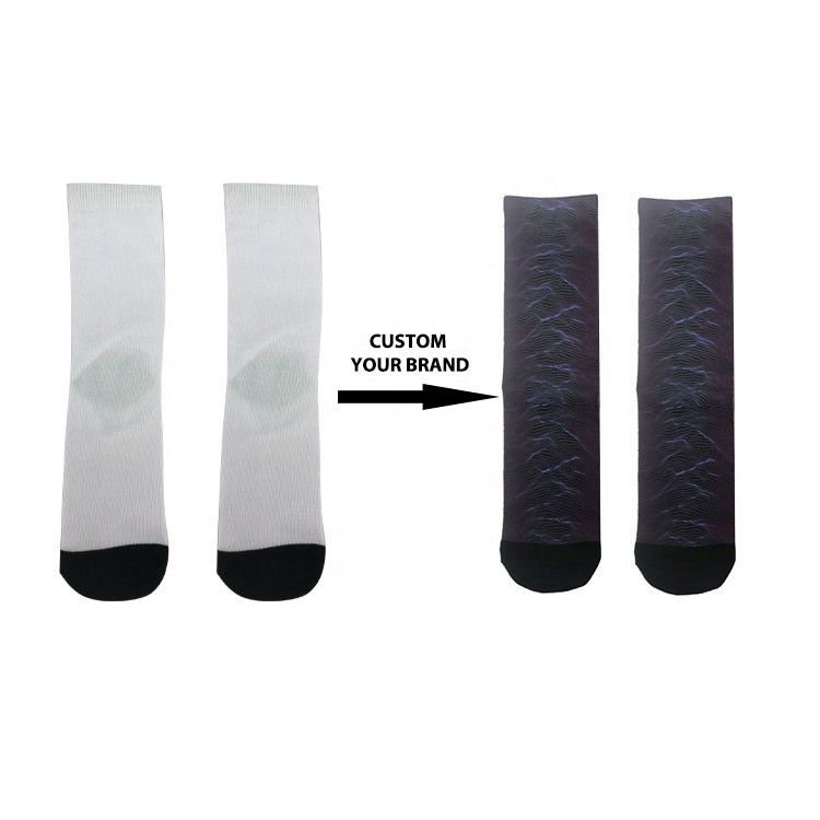 Summer Season Multi-style Custom Digital Print Socks with Anti-slip and Print Designs