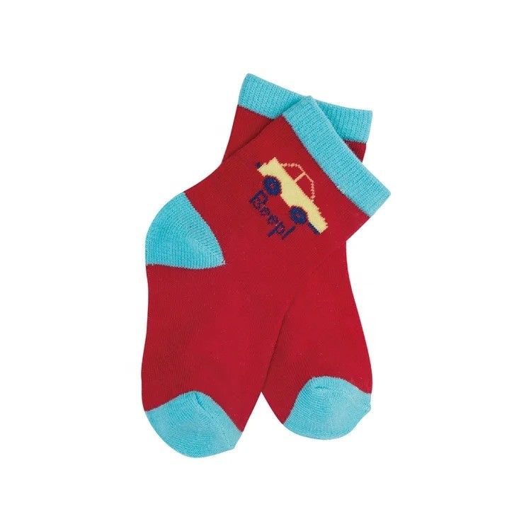 Cartoon Pattern Kids Socks in Soft and Breathable Cotton Material Perfect for Babies