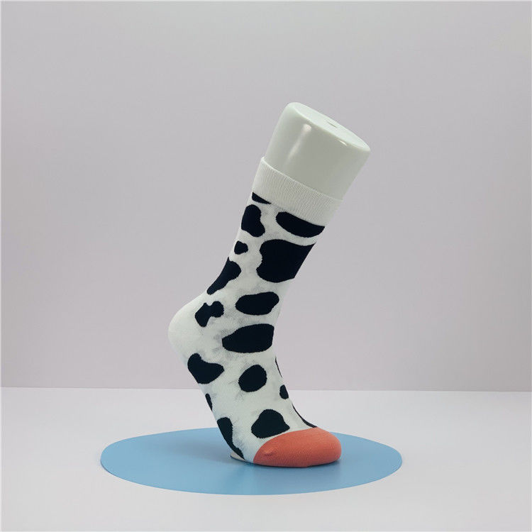 Cotton Knitted Novelty Unisex Socks Custom Logo Colorful Funny Socks Ankle Length 39-42