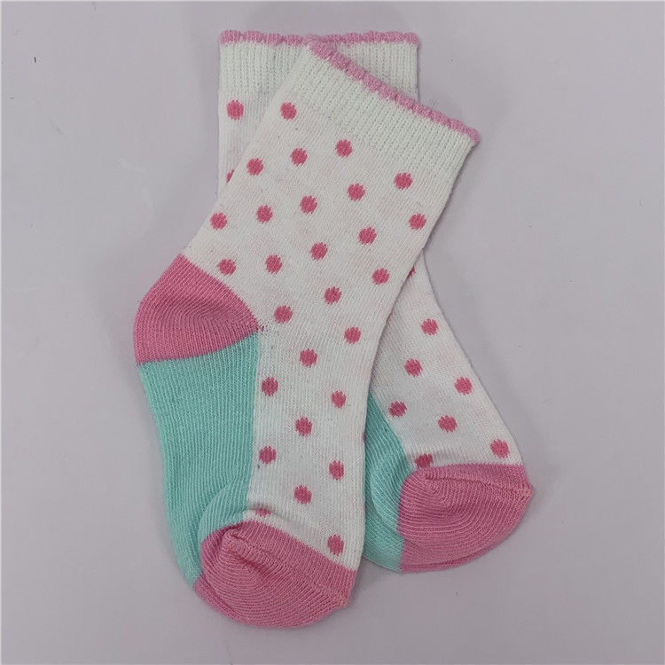 12-24M Casual Baby Small Flower Stripes Anti Slip Cotton Socks for Design Children Fashion