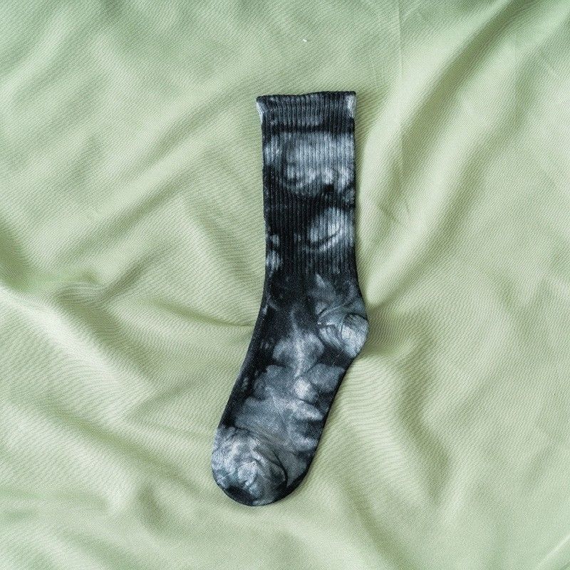 2000 Pairs Per Color Personalized Tie Dye Sports Socks in Cotton Spandex Material