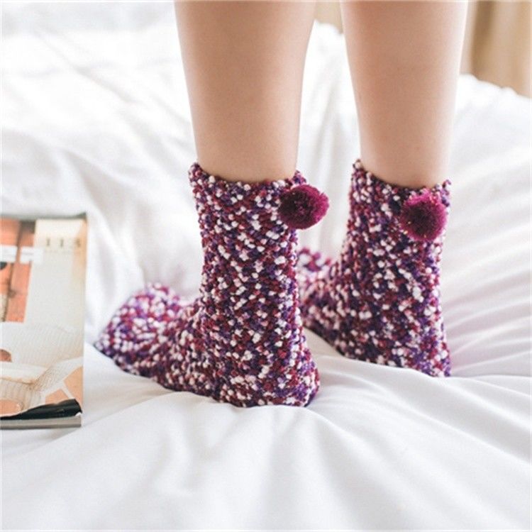 Ankle Length Winter Socks with Multi Color Options and Breathable Coral Fleece
