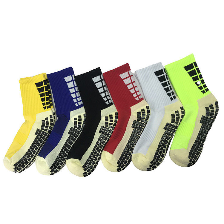 Breathable Print Pattern Football Anti Slip Socks for Sustainable LZ-21-antilsip 01
