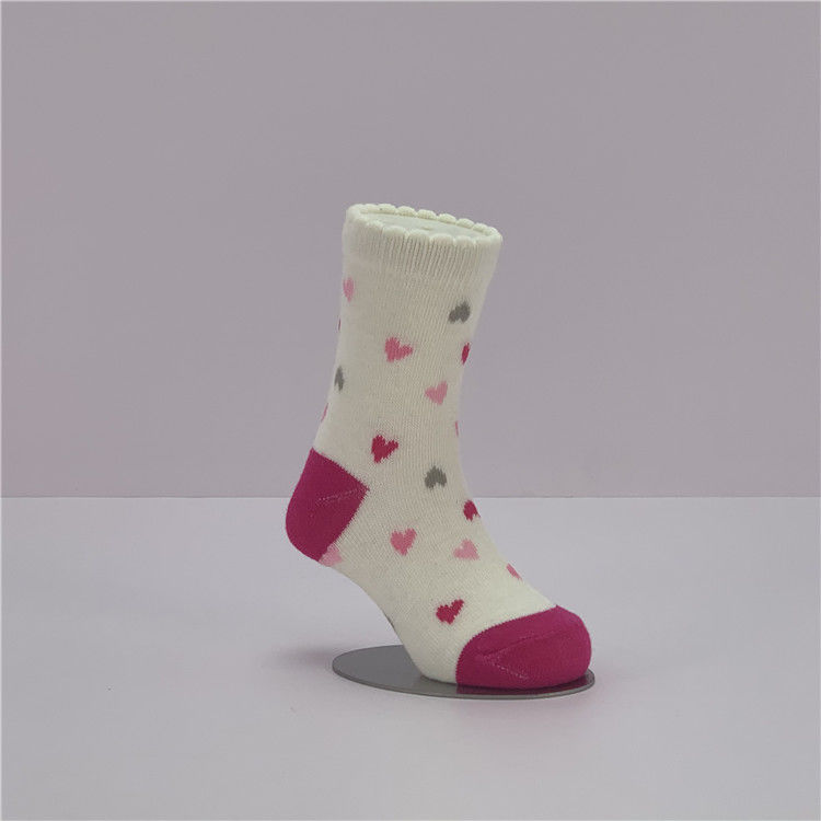 Soft Winter Knitted Combed Cotton Polyester Baby Socks for Infant Girls in Cold Weather