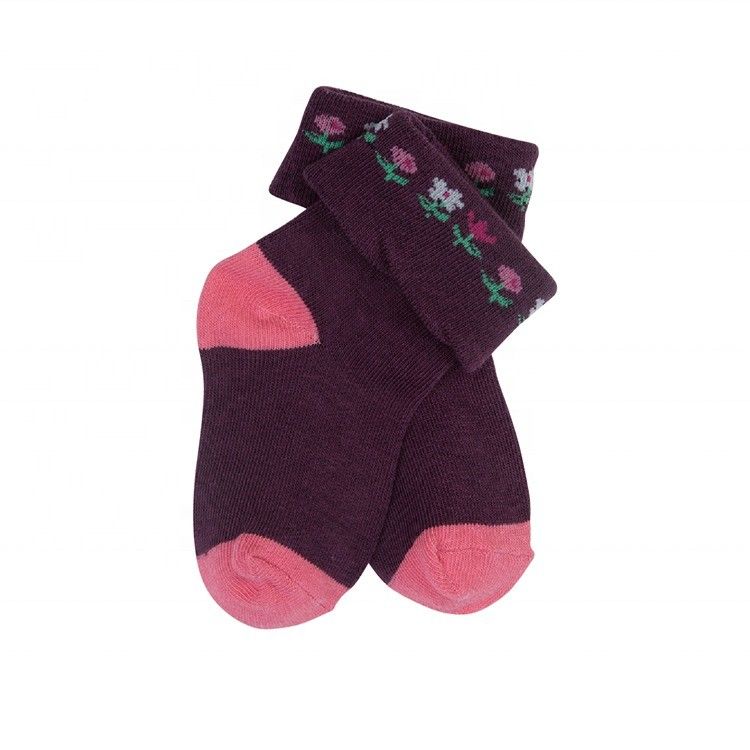 Quick Dry Sublimation Socks for Kids made of 70%Cotton 28%Polyester 2%Spandex Fabric