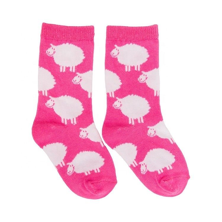Support and 7 Days Sample Order Lead Time Cartoon Print Cotton Infant Socks for Children