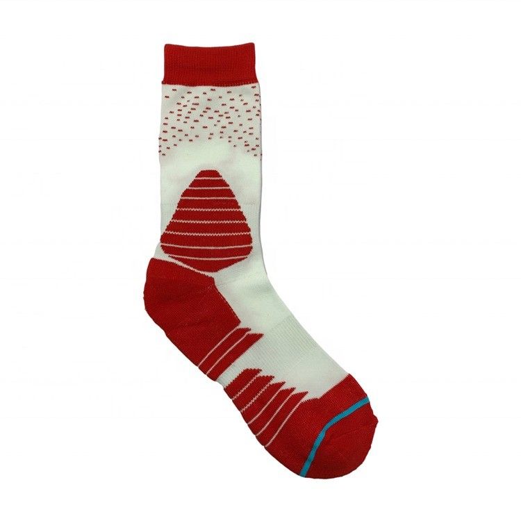 50000 Quantity Custom Logo Men's Performance Sports Socks with Knitted Design