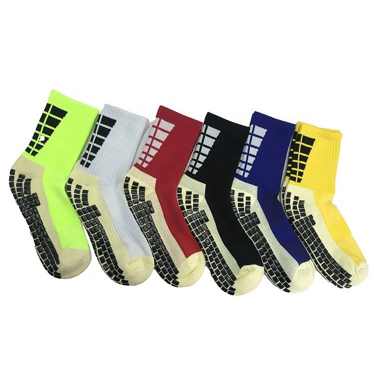 Men's Quick Dry Sweat Absorption Football Socks with Bright Colors LZ-21-antilsip 01